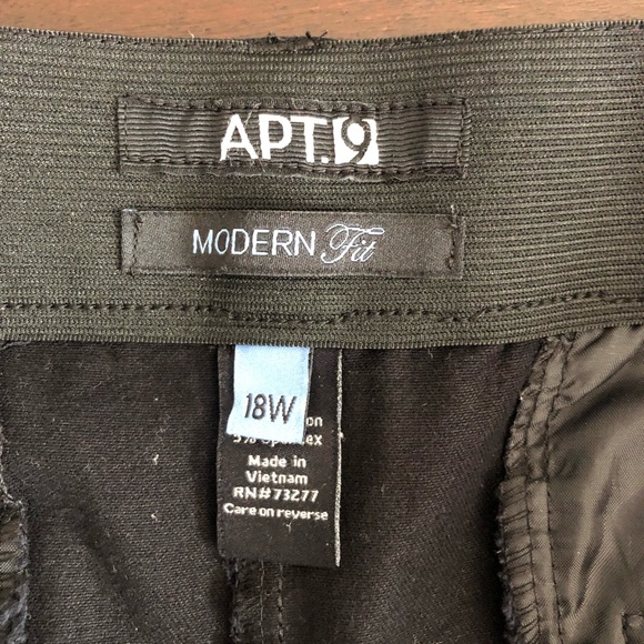 EUC Women’s Apt.9 Black Pants - Picture 9 of 9